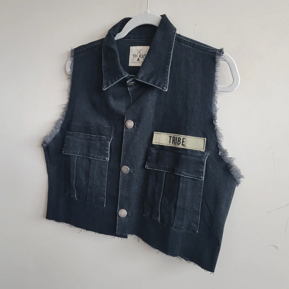 Tribe Kelley Cropped‎ Denim Jacket